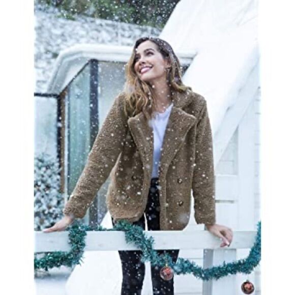 ⭐️NWT Zeagoo Faux Fur Teddy Fuzzy Coat⭐️ - Picture 2 of 15